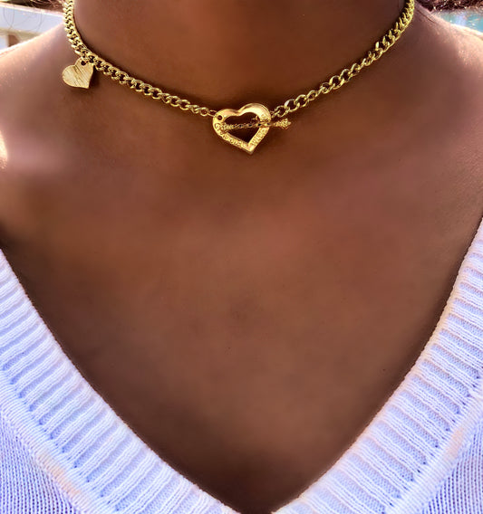 Cross My Heart Necklace