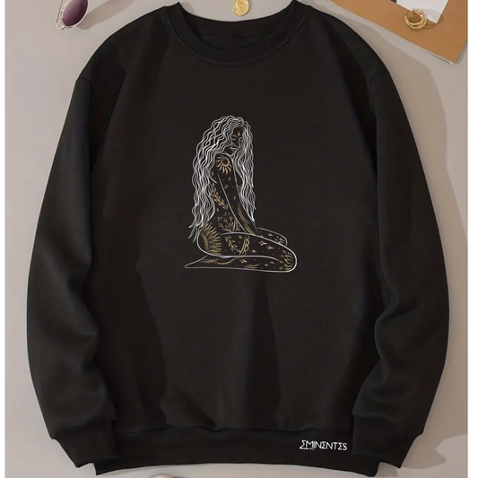 She's Connected Crew Neck Sweater